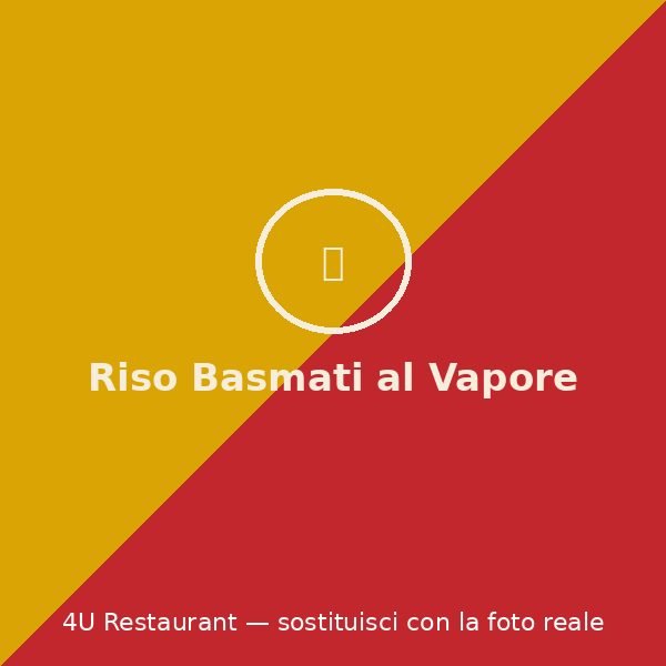 Riso Basmati al Vapore